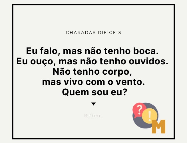 As 25 melhores charadas difíceis com respostas para fundir o